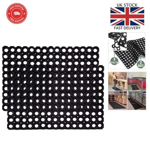 Multifunktionale ineinandergreifende Gummimatten - 60 cm x 40 cm, ideal für Nass-/Trockenbereiche - Bild 1 von 7