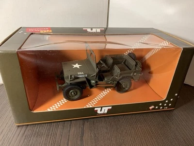 UT MODELS 1:18 DIECAST WWII ARMY MILITARY WAR WILLYS JEEP 4X4 OFFROAD  - Image 1 of 4