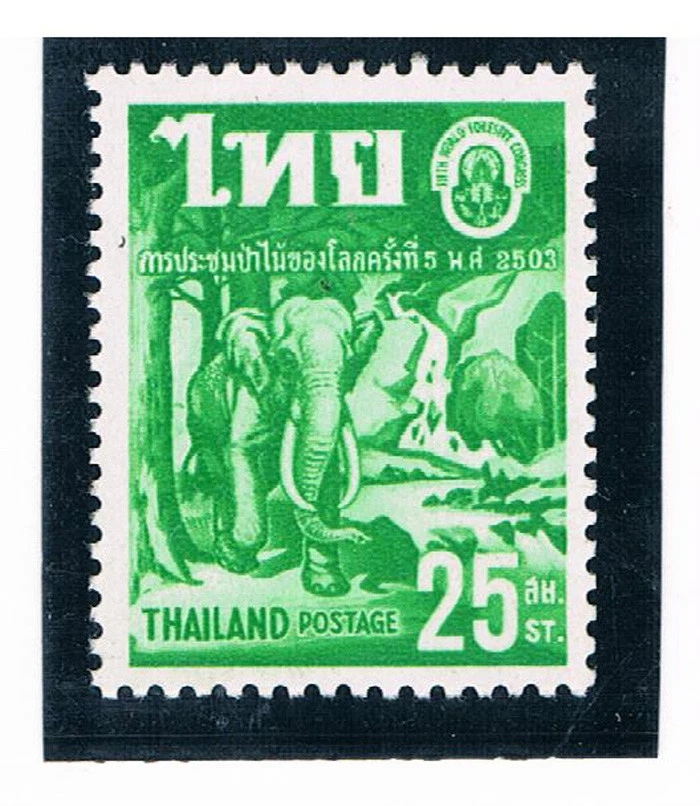 泰国 1960 年世界林业大会(野生大象) — 第 1/1 张图片