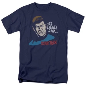 Star Trek He's Dead Jim TV Show T-Shirt Sizes S-3X NEW - Picture 1 of 2
