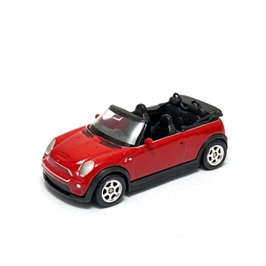 Mini Cooper S Cabrio Red Welly 1:60 1:64 Series Scale 3" inch Toy Car 52266 - Picture 1 of 3
