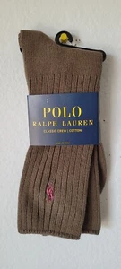 Polo Ralph Lauren Men's 1-Pair Classic Crew Cotton Socks. (130). - Picture 1 of 2