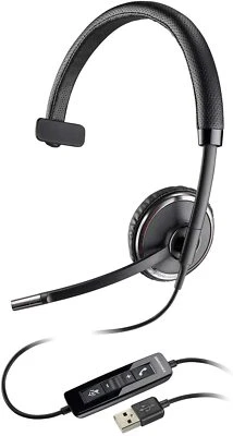 Plantronics Blackwire 510 USB Headset, On-Ear Mono Headset, Wired - Image 1 of 4