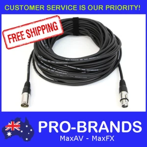 25M 120 Ohm 3 Pin DMX Lighting Interconnecting XLR Patch Cable Lead Cord Wire - Picture 1 of 5