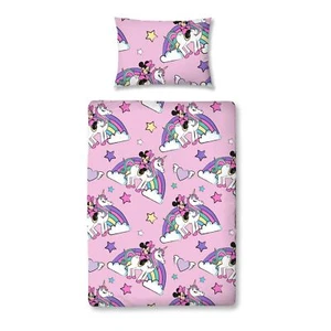 MInnie Mouse Menor Juego Funda Edredón Believe IN Unicornio Infantil Catre Cama - Imagen 1 de 2