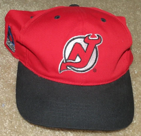 New Jersey Devils Sports Channel Snapback Hat - Vintage - Stadium Giveaway SGA Cover