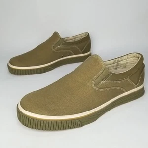 Tommy Bahama Live Bait Canvas Loafers Slip On Shoes Men's size 10 Olive  - Picture 1 of 12