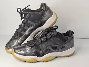 Nike Air Jordan 11 Retro Low Barons Scarpe Uomo Taglia 11.5 Nero - Foto 1 di 12