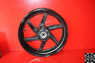 08 2008 HYOSUNG GT650 GT 650 OEM POWDER COATED ALUMINUM STRAIGHT REAR BACK WHEEL - Image 1 of 3