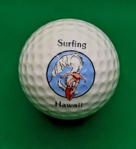 Vintage Surfing Hawaii logo golf ball - Picture 1 of 1