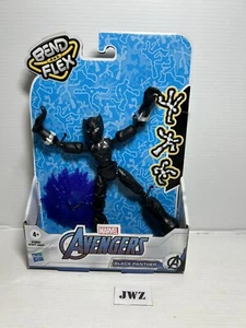 Hasbro Bend And Flex Figure - Black Panther - Marvel Avengers - Chadwick Boseman - Picture 1 of 6