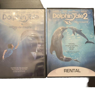 Dolphin Tale 1 and 2 lot - Histoire de dauphin 1 et 2 - Image 1 of 2