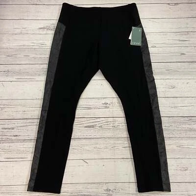 Lysse Carine Negro Panel Leggings Pantalones Mujer Talla XL NUEVO Foto 1 de 4