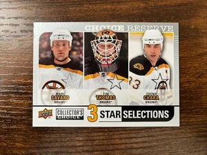 2008-09 UD Collectors Choice Reserve 3 Star Selections Bruins Zdeno Chara Thomas - Picture 1 of 2