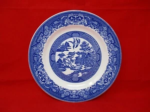 Piatto da portata vintage 9" Willow Ware di Royal China Co. - Foto 1 di 5