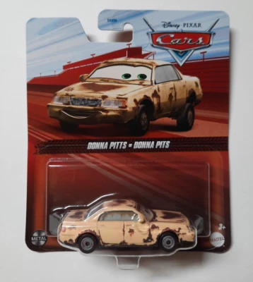 NOVITA' CARS Disney pixar DONNA PITTS PITS 2021 mattel rara scala 1/55 maclama - Immagine 1 di 4