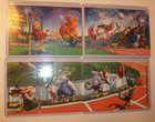 (1591) RAR!! Satz PUZZLE SPORTY ANIIMALS + 4 BPZ Ferrero OEU 2011