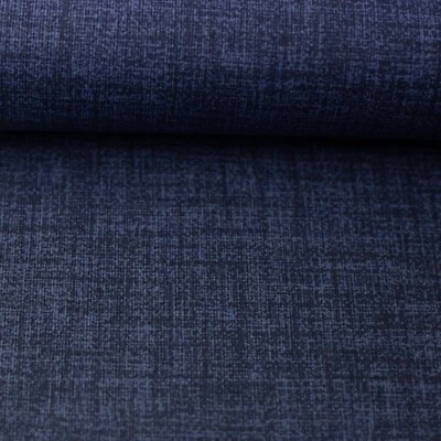 Charly beschichtet, Swafing,  Baumwollmischgewebe, uni, Jeansblau, meliert - Bild 1 von 3