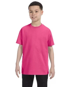 Hanes Youth 100% Cotton Heavy Authentic-T T-Shirt M-54500 - Picture 1 of 70