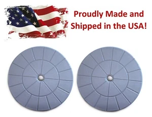 2 Grey Pool Debris Canister Deck Lid 9 1/8" Inch Skimmer Valve Lid Replacement - Picture 1 of 12