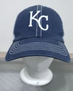 '47 Kansas City KC Royals Official Truckers Cap Mütze blau Mesh Snapback Stickerei - Bild 1 von 11