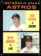 1971 TOPPS KEN FORSCH 102 FAIR LARRY HOWARD RC RS BASEBALL HOUSTON ASTROS