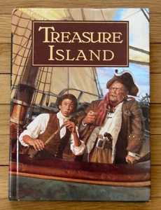 TREASURE ISLAND Robert Louis Stevenson Illustrated Junior Library 1996 HB VGC L1 - Imagen 1 de 1