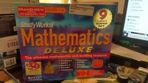 Mathsoft StudyWorks! Mathematics Deluxe 3.0 NIB Grades 7-12 - Picture 1 of 4