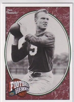 PAUL HORNUNG 2008 Upper Deck Heroes #223 Packers - Image 1 of 2