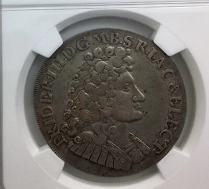 1689 2/3 Thaler German States KM#557  NGC VF 35 Very Nice 2/3 Thaler NGC Graded - Picture 1 of 4