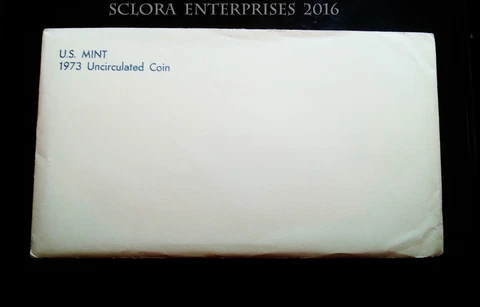 1973 Mint Set Envelope ONLY *NO COINS*  **FREE SHIPPING** Cover