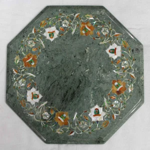 12" Marble Table Top Handmade Inlay Work Home garden Decor - Picture 1 of 4