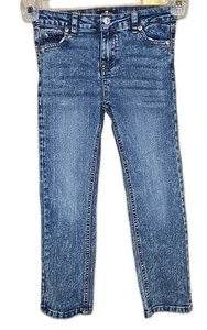 7 For All Mankind Girls Skinny Denim Blue Jeans Size 6X t8 - Picture 1 of 8