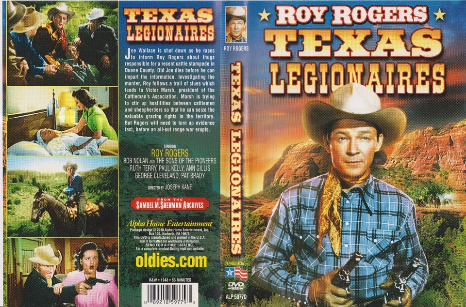 Texas Legionaires - Roy Rogers  (DVD, 1943) W/Case Nice! - Image 1 of 1