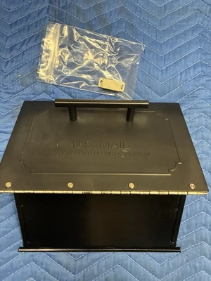 Architectural Mailboxes 6200 blk Locking Post Mount Mailbox Hopper  Replacement - Image 1 of 4