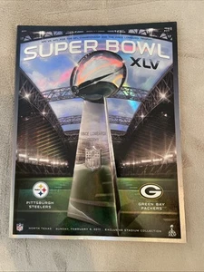 2011 Super Bowl XLV 45 Official Holographic Game Program Steelers Packers - Picture 1 of 4