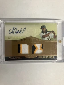 2011 Topps Marquee Museum doppia toppa AUTO Andrew McCutchen /5 RARA SSP - Foto 1 di 2