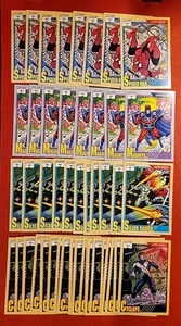 1991 Marvel Impel HUGE 46 CARD LOT w/ Spiderman Magneto Silver Surfer Cyclops - Picture 1 of 13