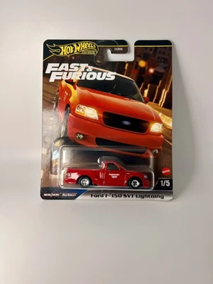 2024 Hot Wheels Premium Fast & Furious Ford F-150 SVT Lightning Red 1/5 New 2024 - Image 1 of 4