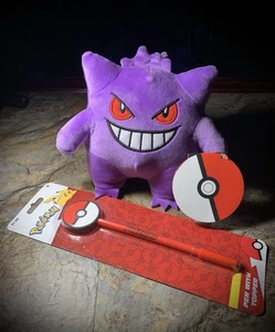NUEVO Peluche Pokémon Gengar 6” - Exclusivo para Bolos y Arcade Ronda 1 + Bolígrafo de Bonificación - Imagen 1 de 19