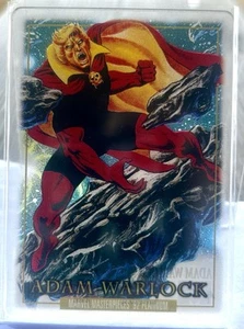 2024 Skybox Marvel Masterpieces 92 Platinum #10 Adam Warlock 🔥 Plexi SP - Bild 1 von 2