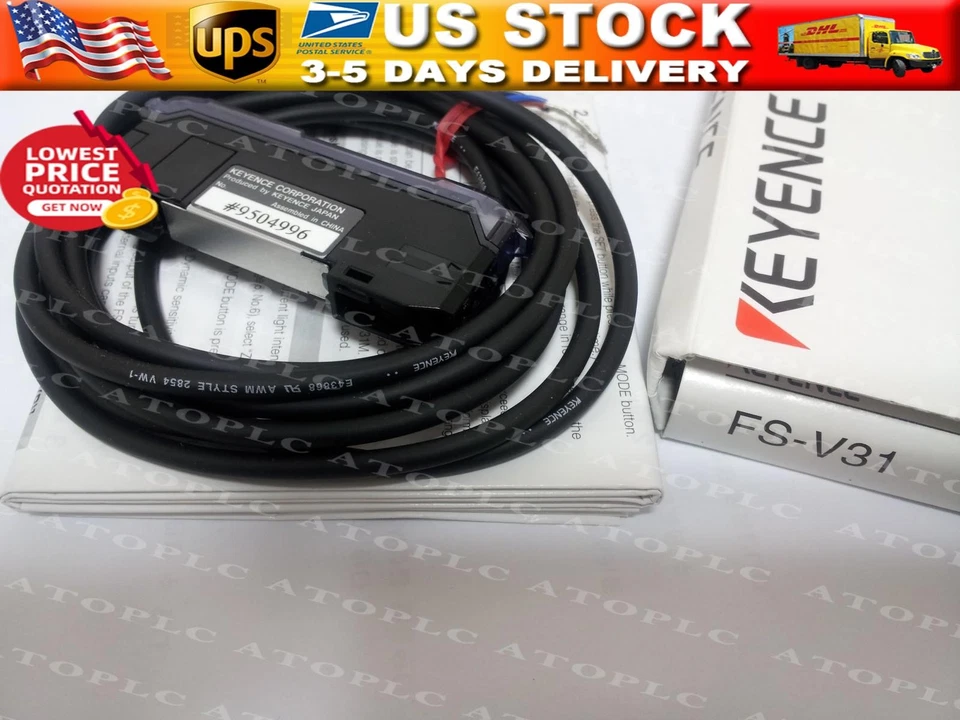 New In Box KEYENCE FS-V31 Sensor Amplifier FSV31 Fiber Optic Sensor  US Free TAX - Image 1 of 1