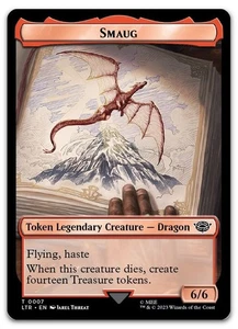 Smaug Token #7 (NM) Lord of the Rings LTR Magic MTG - Picture 1 of 1