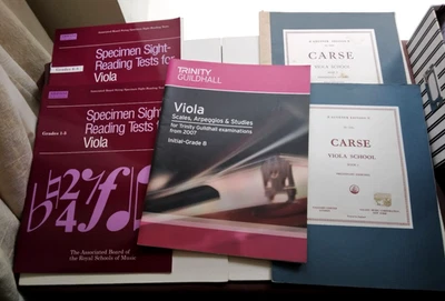 Joblot x5 Viola Scales Specimen Sight-Reading Tests Arpeggios & Studies ABRSM - Image 1 of 4