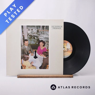 Led Zeppelin Presence Reissue Strawberry LP Album Vinyl Record - VG+/VG+ - Image 1 of 4