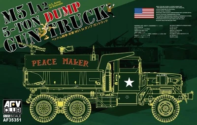 AFV35351 AFV CLUB _V 1/35 M51A2 5-TON Dump Gun Truck VIETNAM - Bild 1 von 4