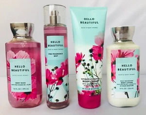BATH & BODY WORKS HELLO BEAUTIFUL Mist Body Wash Body Cream Lotion YOU PICK - Picture 1 of 6