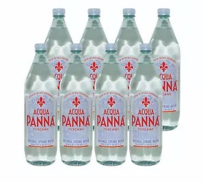 Acqua Panna Natural Spring Water- 1L (33.8 Fl oz) (8 Bottles) - Picture 1 of 2