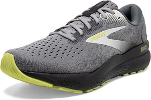 Brooks Men’s Ghost 16 Neutral Running Shoe 9.5, Primer/Grey/Lime  - Picture 1 of 6