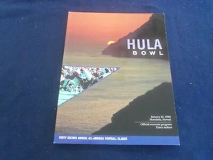 1988 JANUARY 16 HULA BOWL PROGRAM - EAST VS. WEST - ST 5824S - Picture 1 of 2